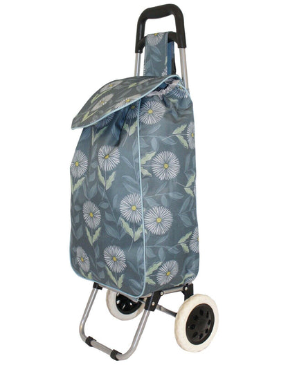 40L Lightweight Shopping Trolley Wheeled Folding Durable Cart Strong Bag Grocery