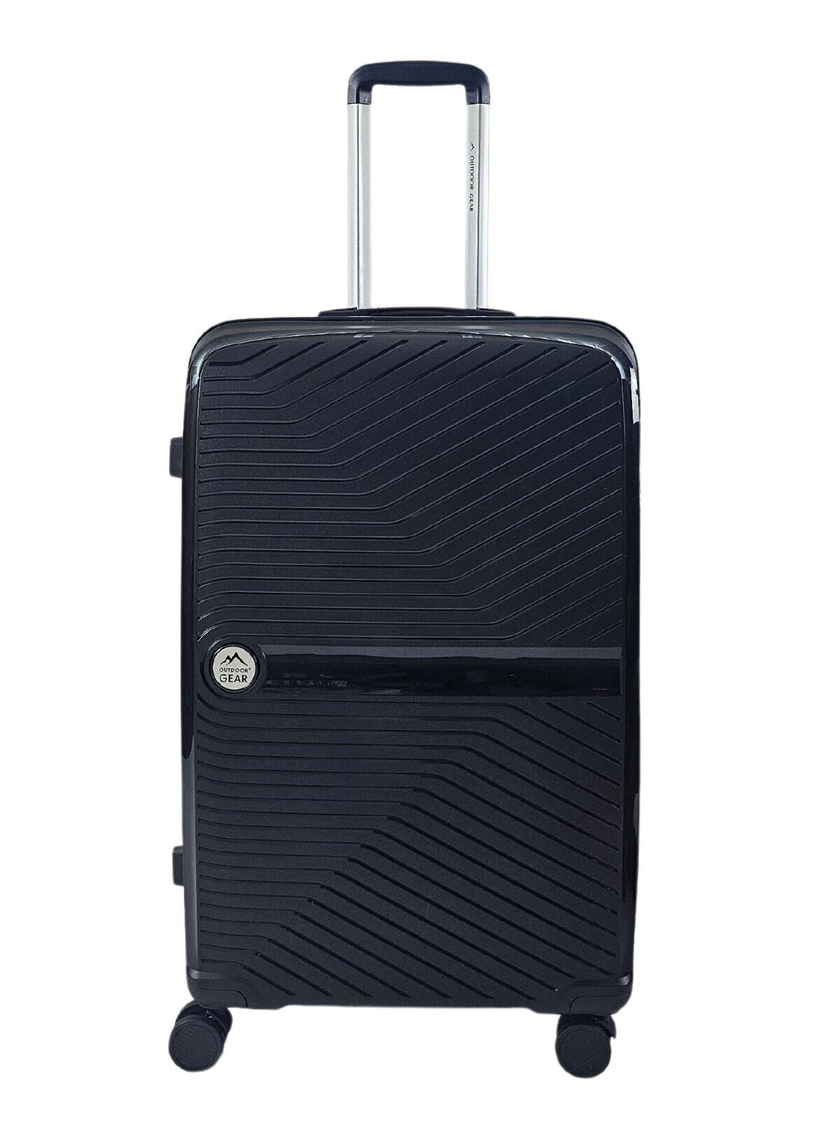 Abbeville Large Hard Shell Suitcase in Black