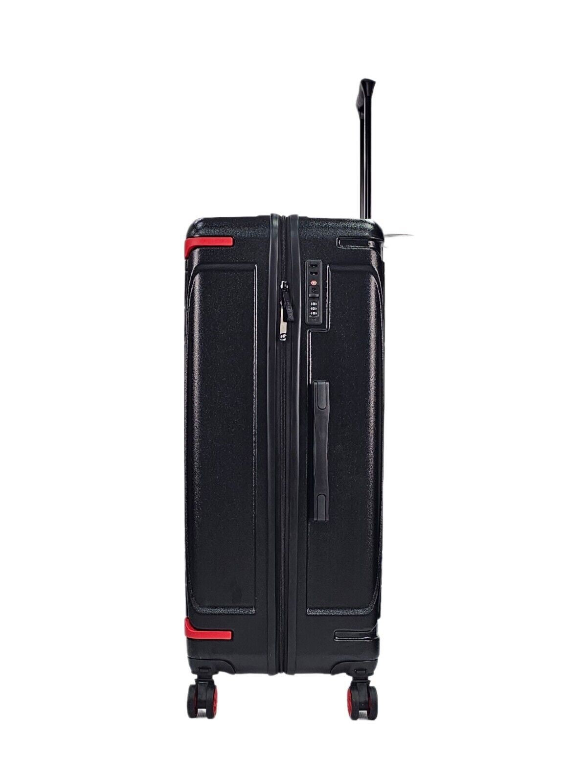 Bynum Extra Large Hard Shell Suitcase in Black