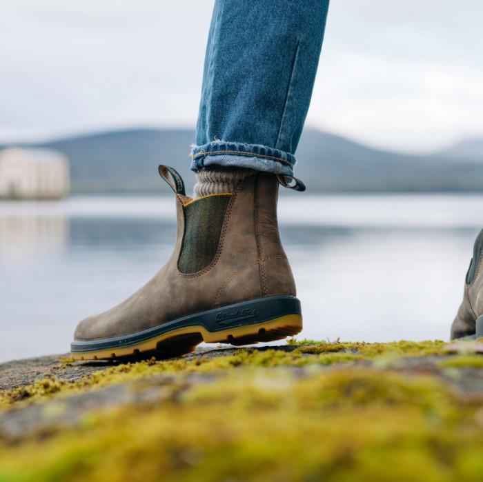 Blundstone 1944 Rustic Brown Mustard Chelsea Boot Upperclass