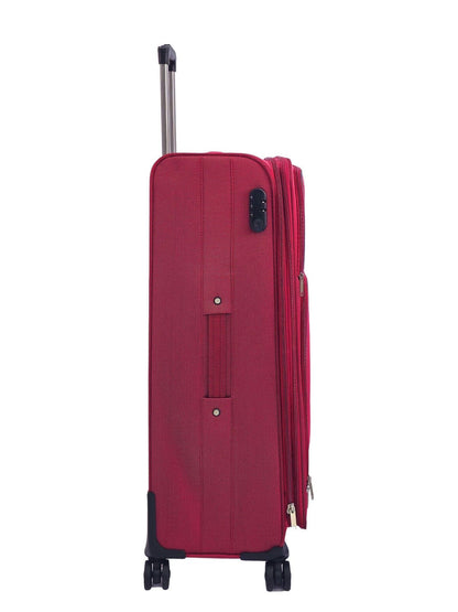 Ashford Large Soft Shell Suitcase in Burgundy