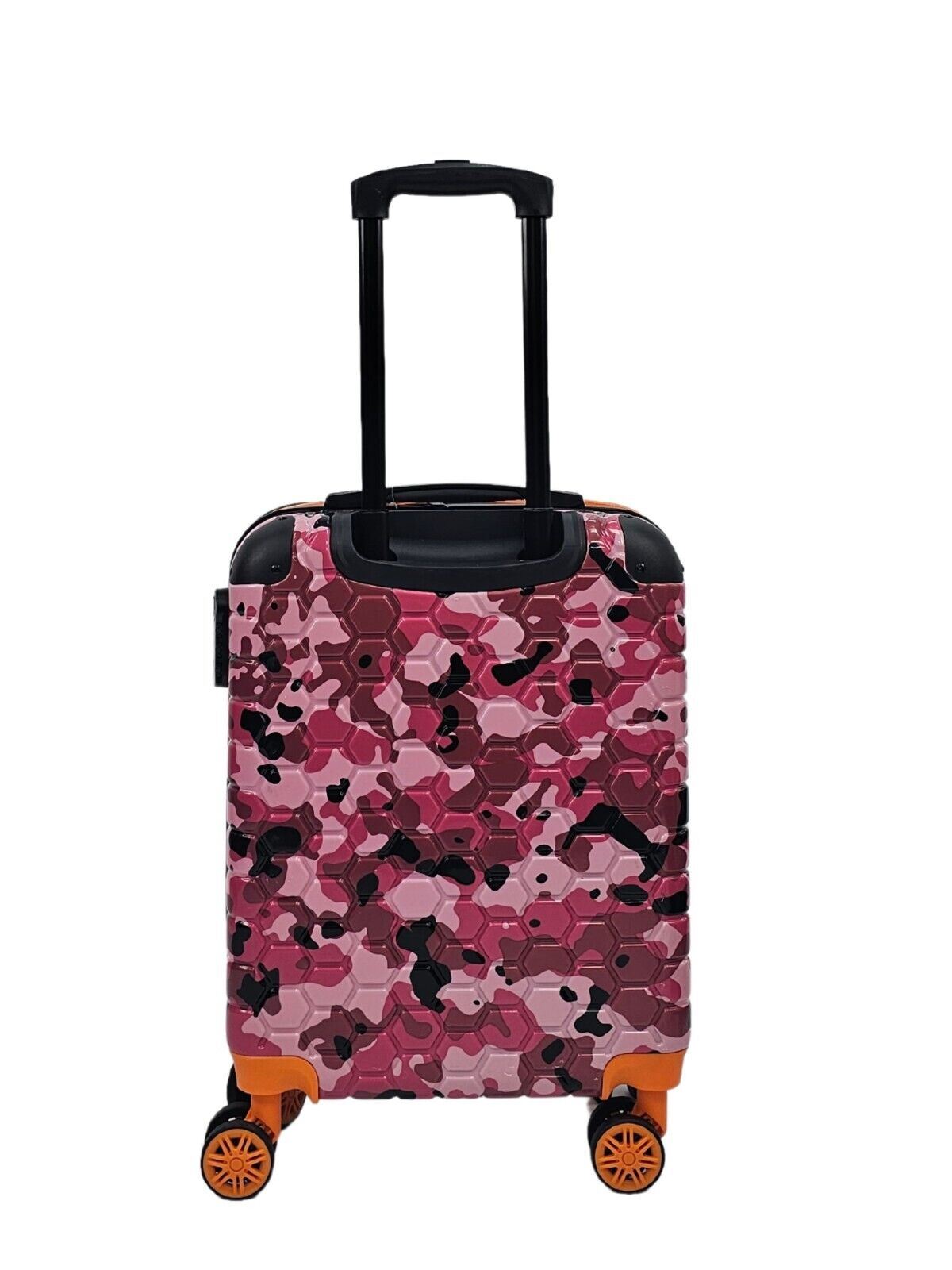 Hardshell Cabin Pink Suitcase Set Robust 8 Wheel ABS Luggage Travel Bag