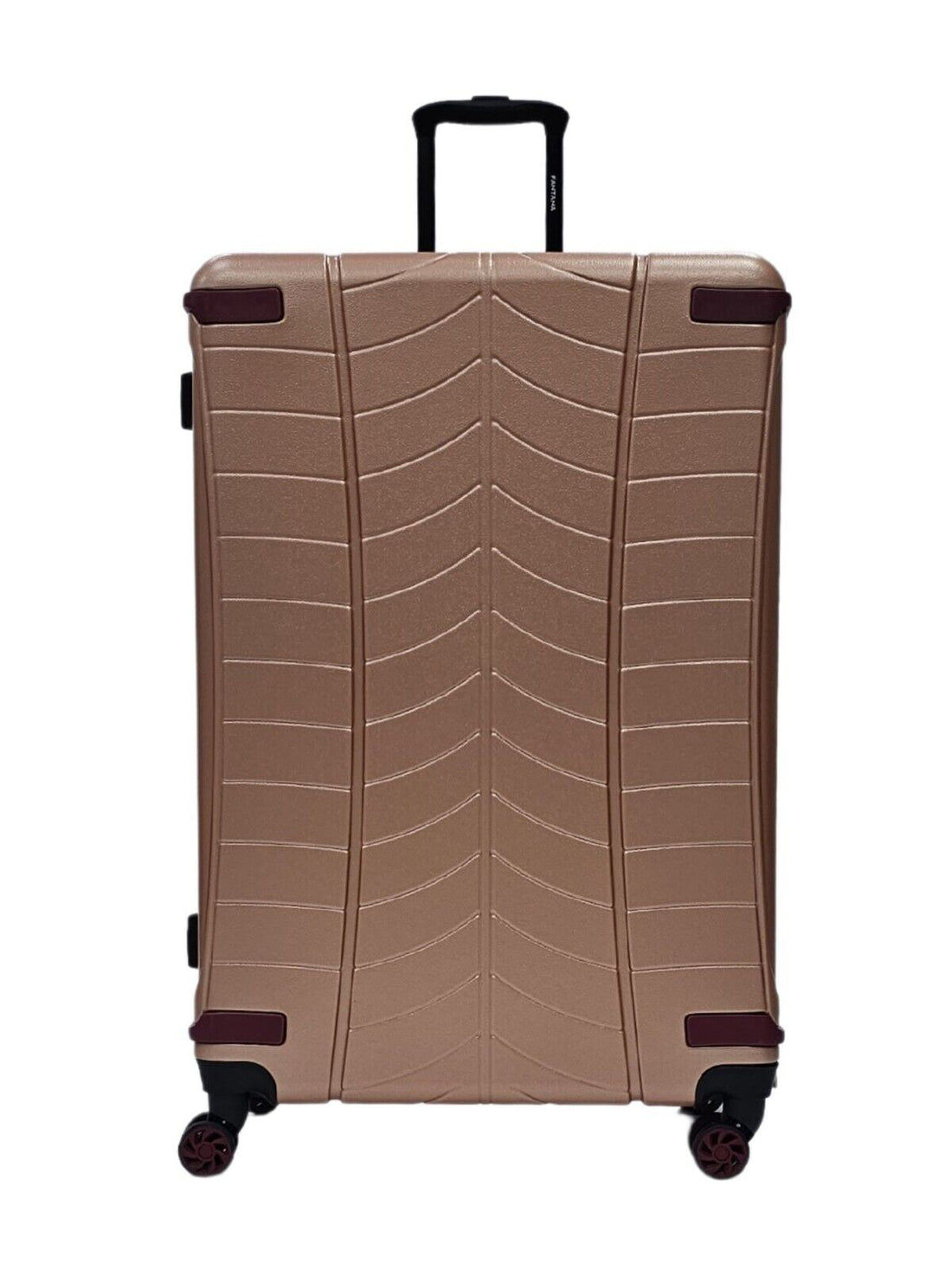 Bynum Double Extra Large Hard Shell Suitcase in Rose Gold
