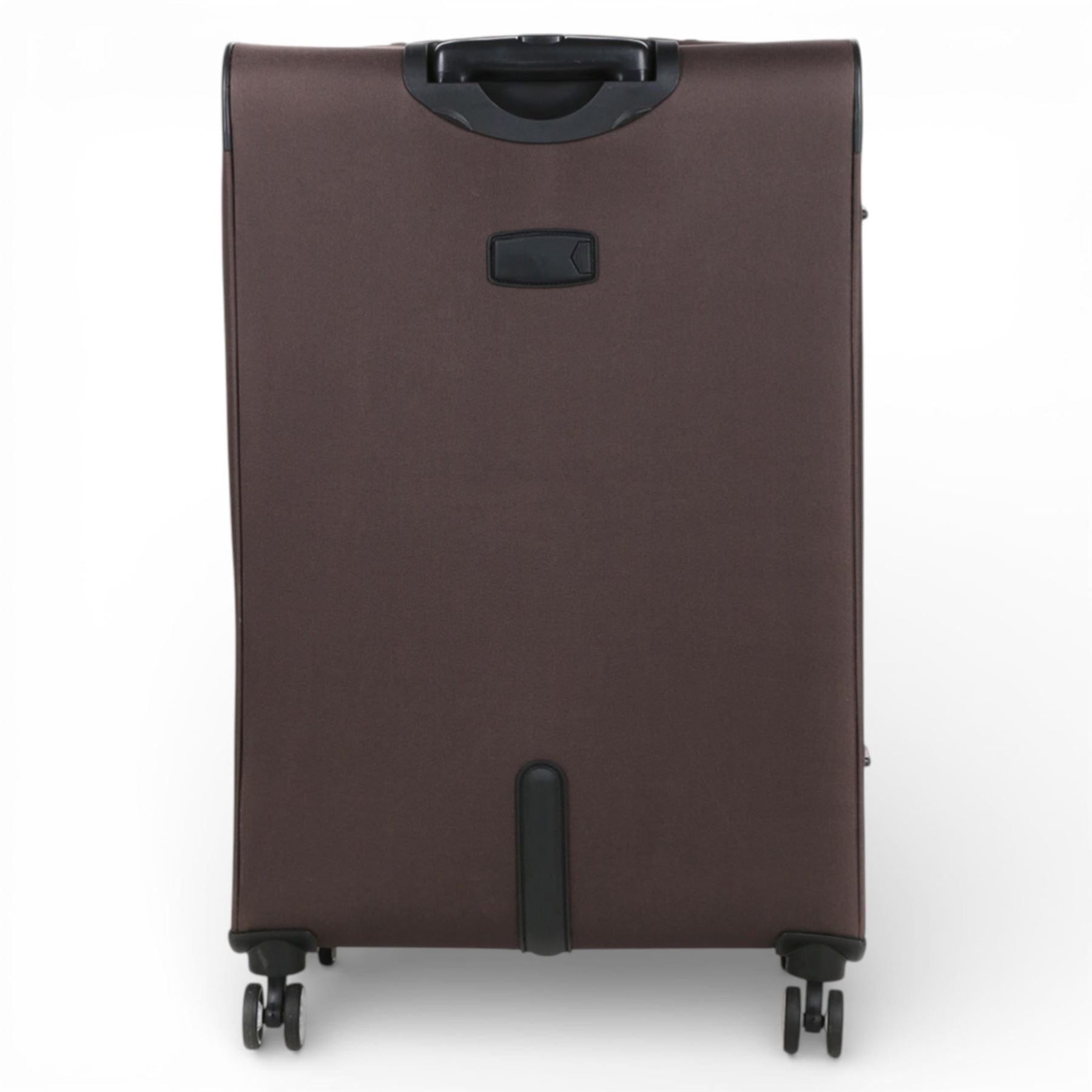 Carrollton Large Soft Shell Suitcase in Brown