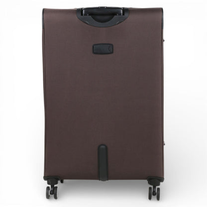 Carrollton Large Soft Shell Suitcase in Brown
