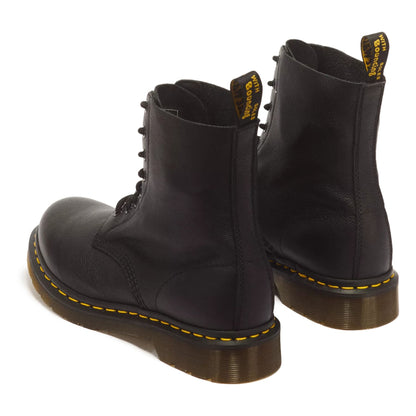 Dr Martens 1460 Pascal Black Soft Leather 8-Eye Combat Boots - 13512006