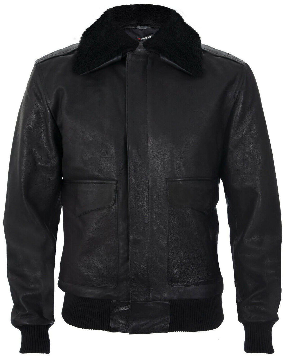 Mens A2 Cowhide Bomber Jacket-Caistor