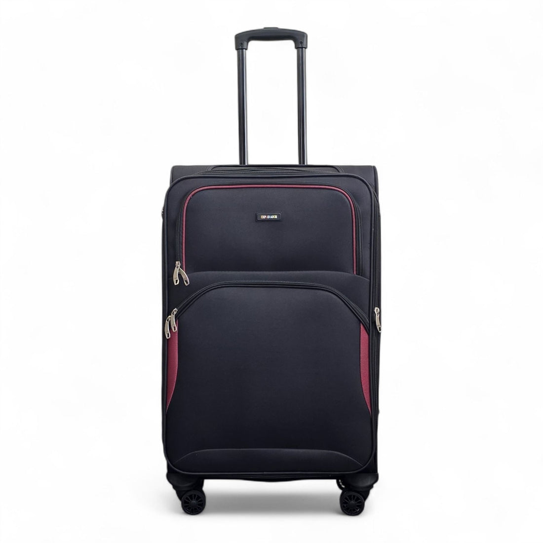 Gosford Medium Soft Shell Suitcase in Black