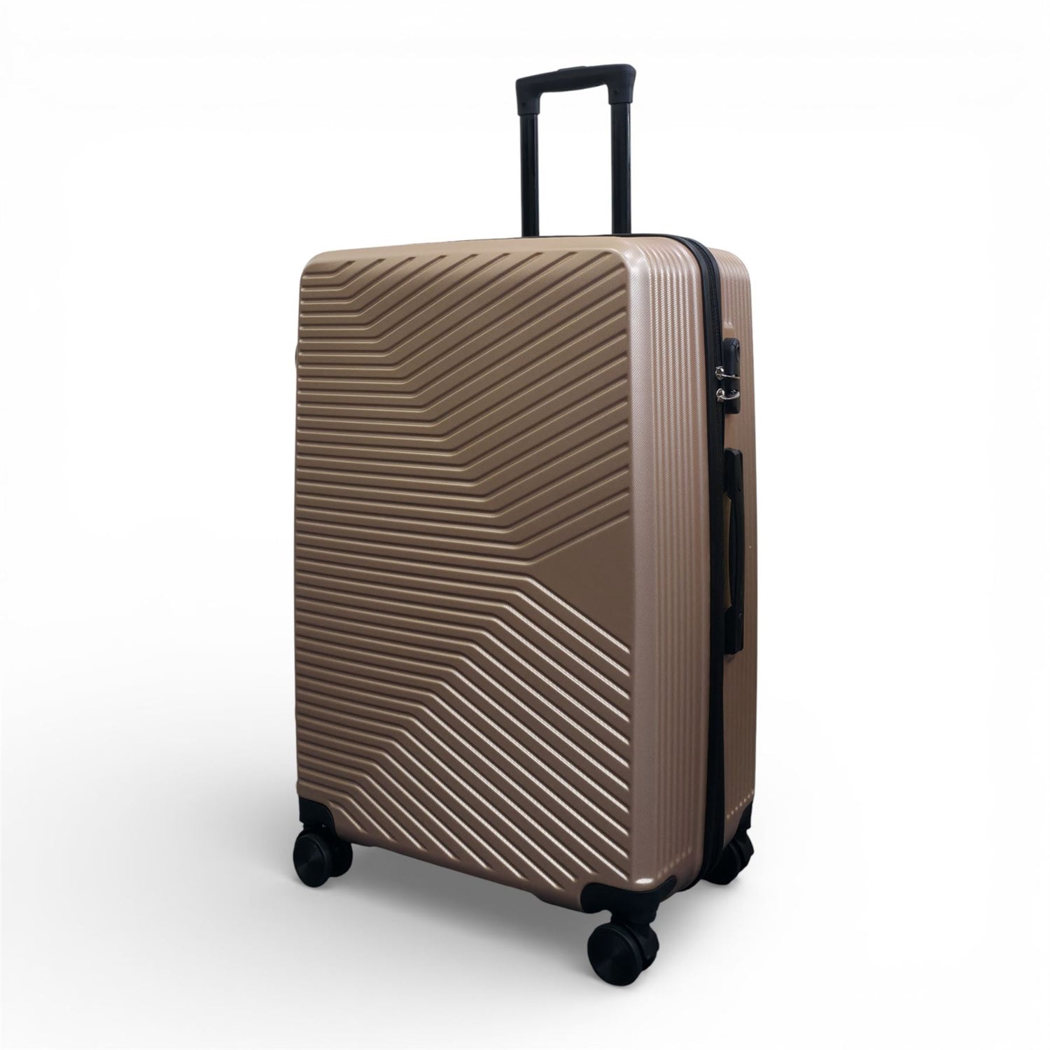 Junee Large Hard Shell Suitcase in Gold