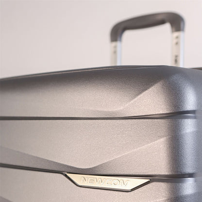 Forster Large Hard Shell TSA Suitcase in Smoke Grey