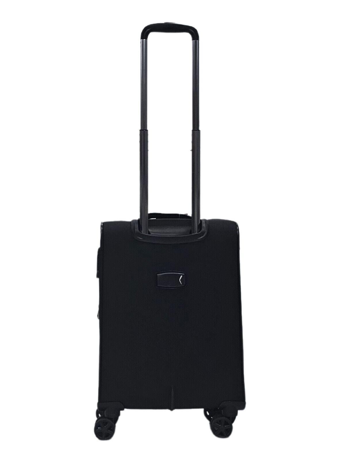 Clayton Cabin Soft Shell Suitcase in Black