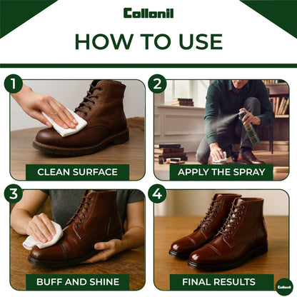 Collonil 1909 Supreme Wax Spray 200ml Waterproof &amp; Conditioning Leather Care