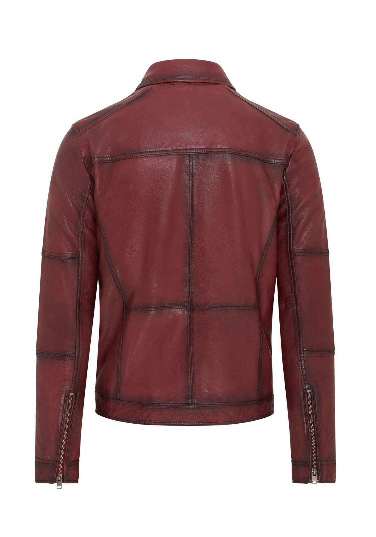 Mens Classic Leather Biker Jacket - Bettles