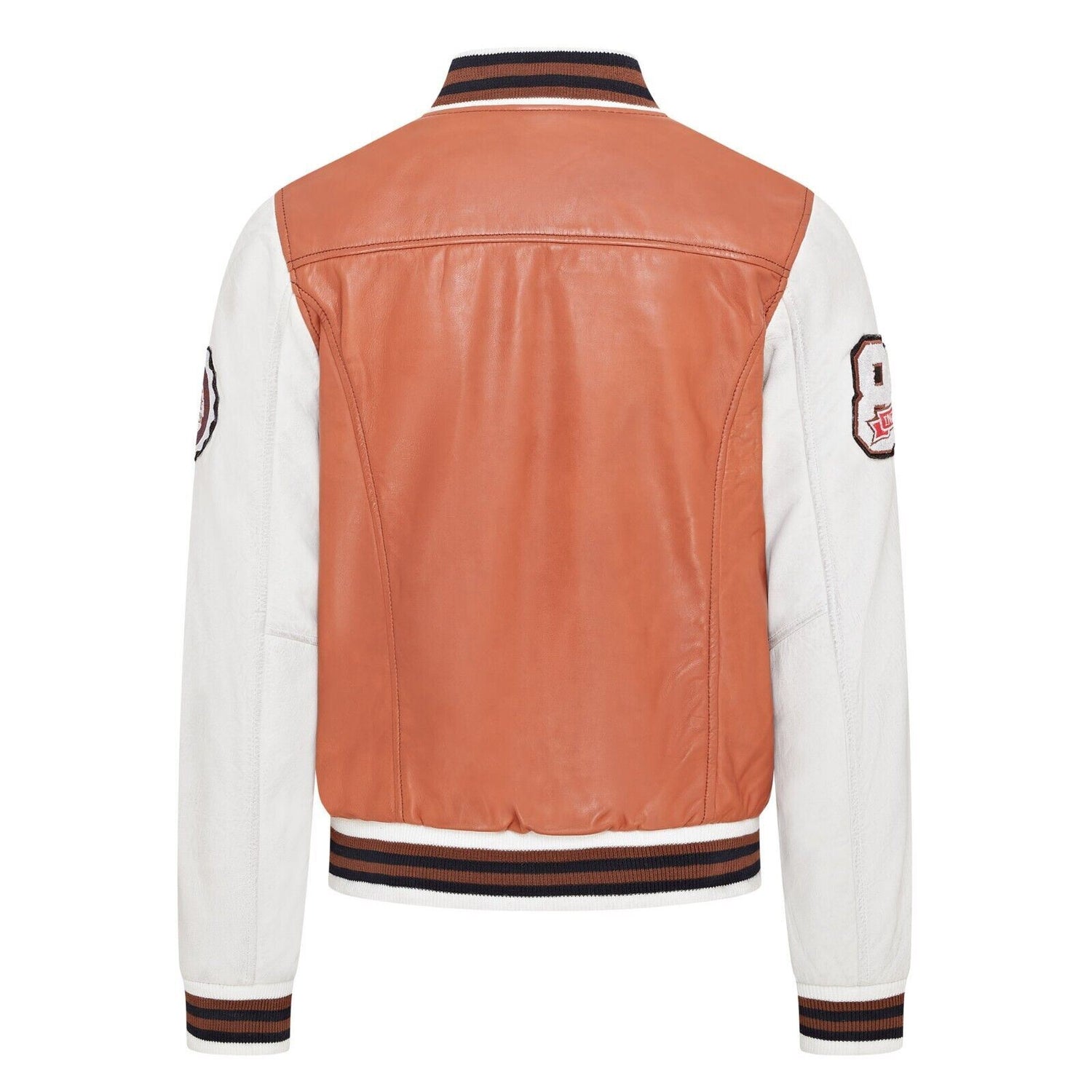 Mens Baseball Leather Letterman Bomber Jacket - Walthamstow