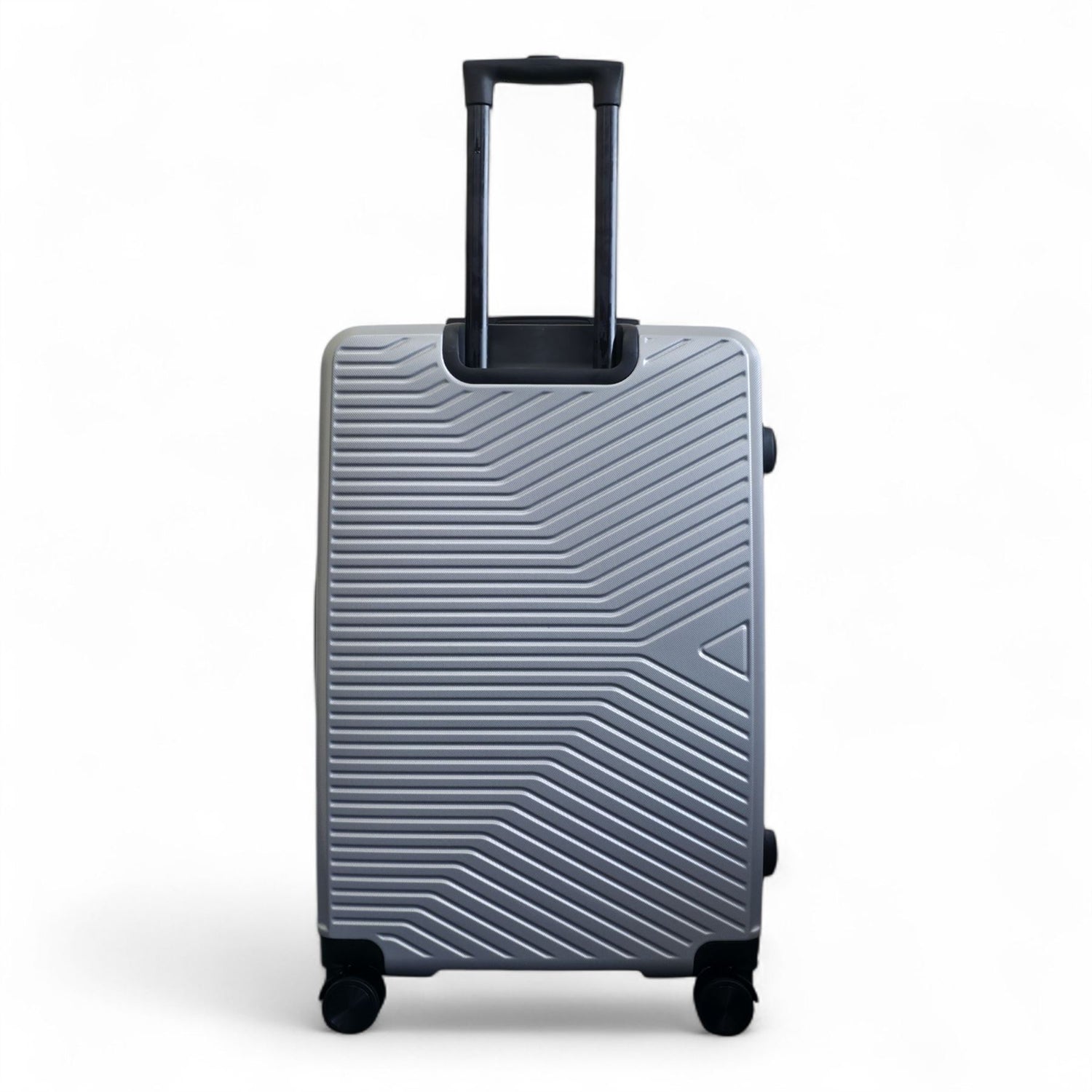Junee Large Hard Shell Suitcase in Silver