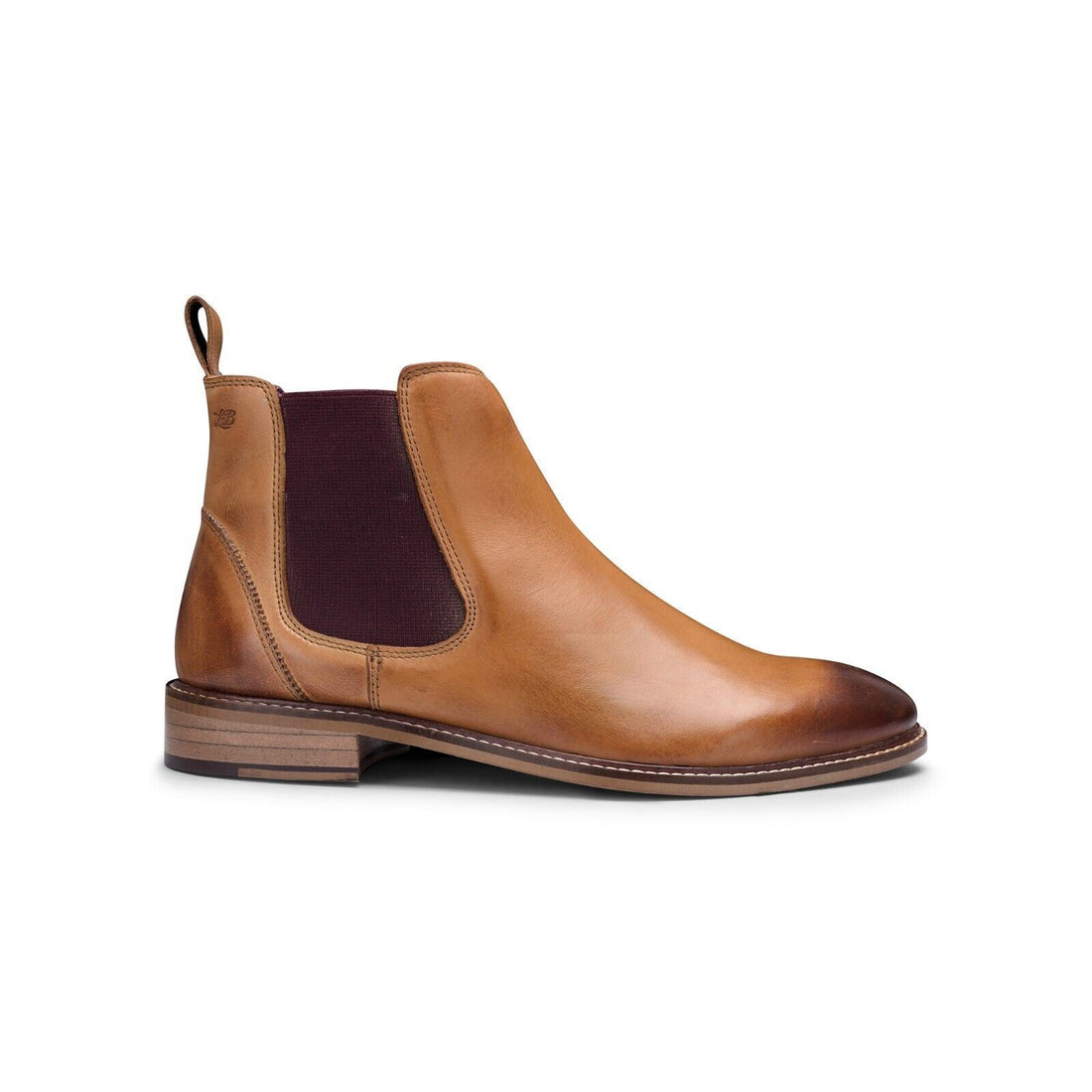 Mens Tan Leather Classic Chelsea Boots