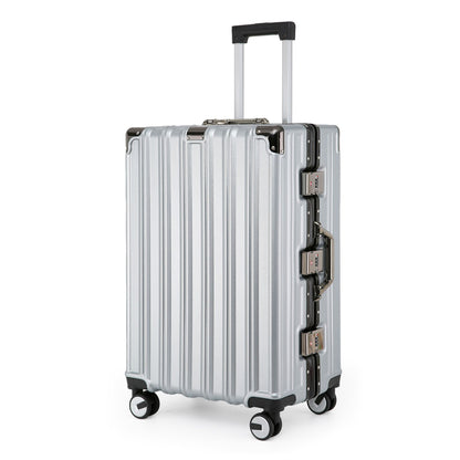 Airdrie Medium Hard Shell Suitcase in Silver