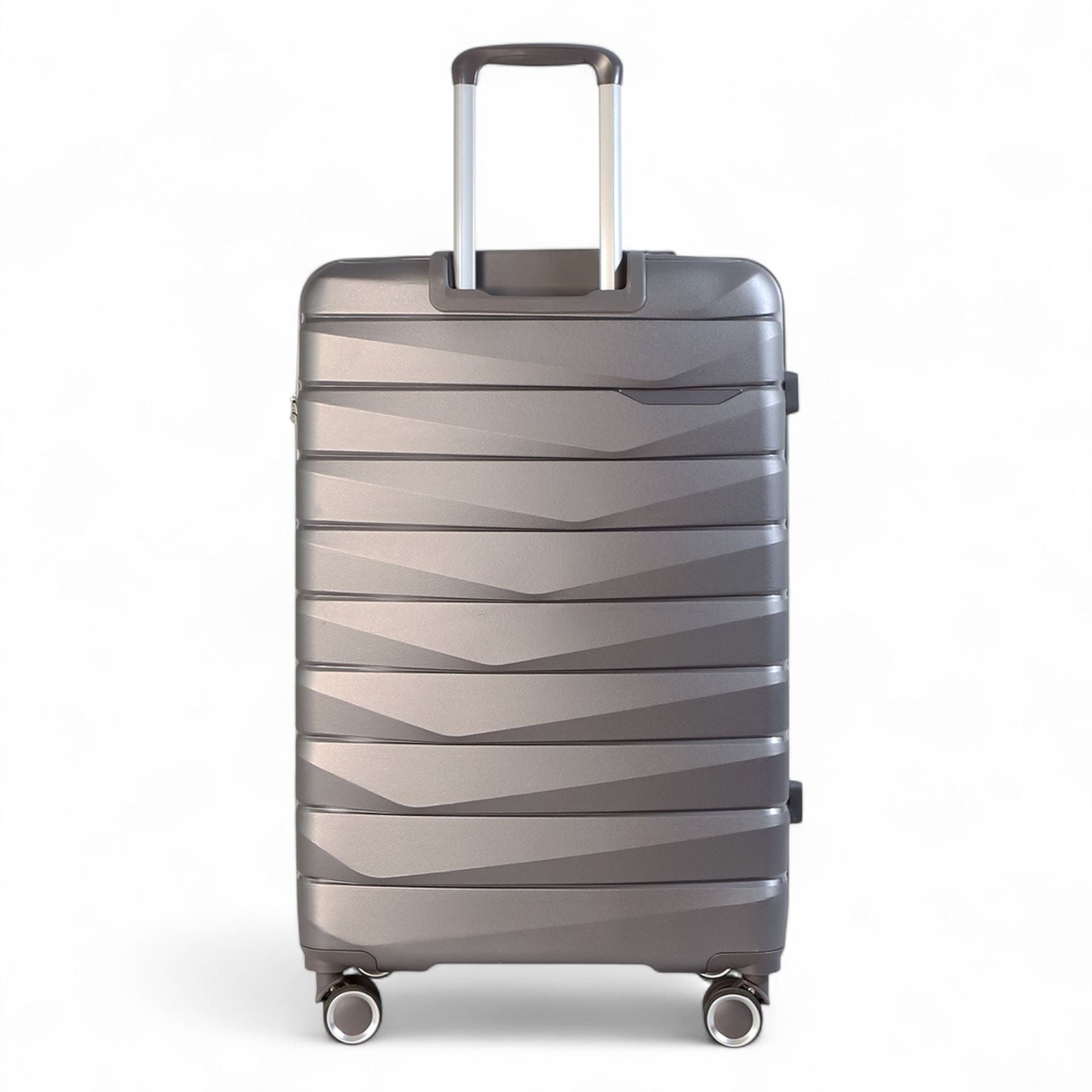 Forster Large Hard Shell TSA Suitcase in Smoke Grey