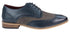 Mens Classic Oxford Navy Brogue Derby Shoes in Tan Leather - Upperclass Fashions 