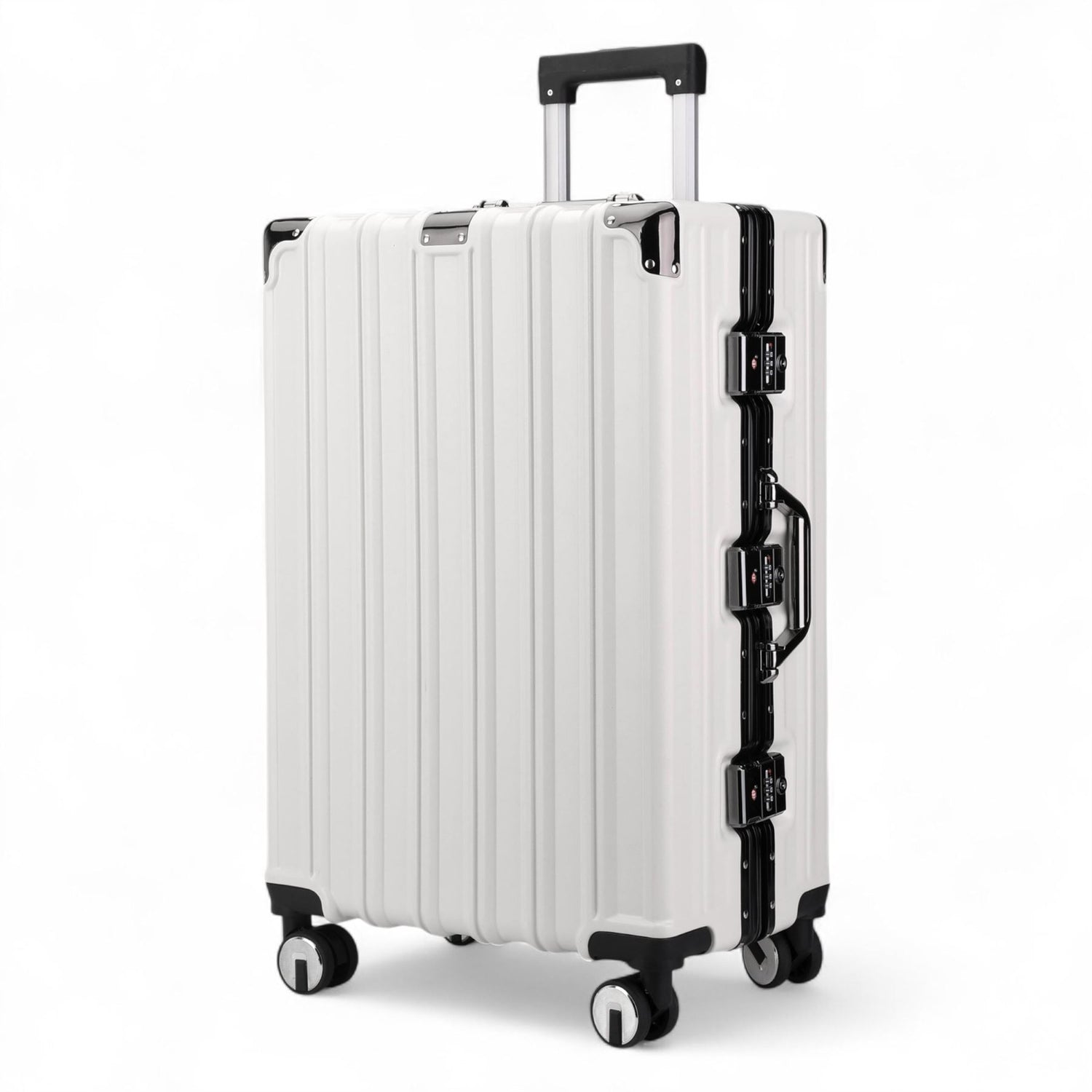 Airdrie Large Hard Shell Suitcase in White