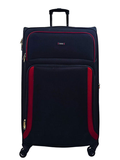 Ashland Extra Large Soft Shell Suitcase in Black