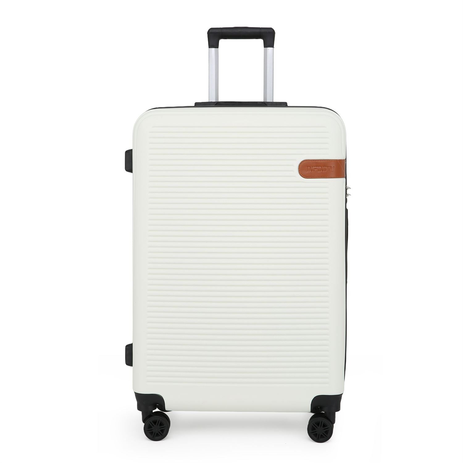 Calgary Large Hard Shell Suitcase in Cream