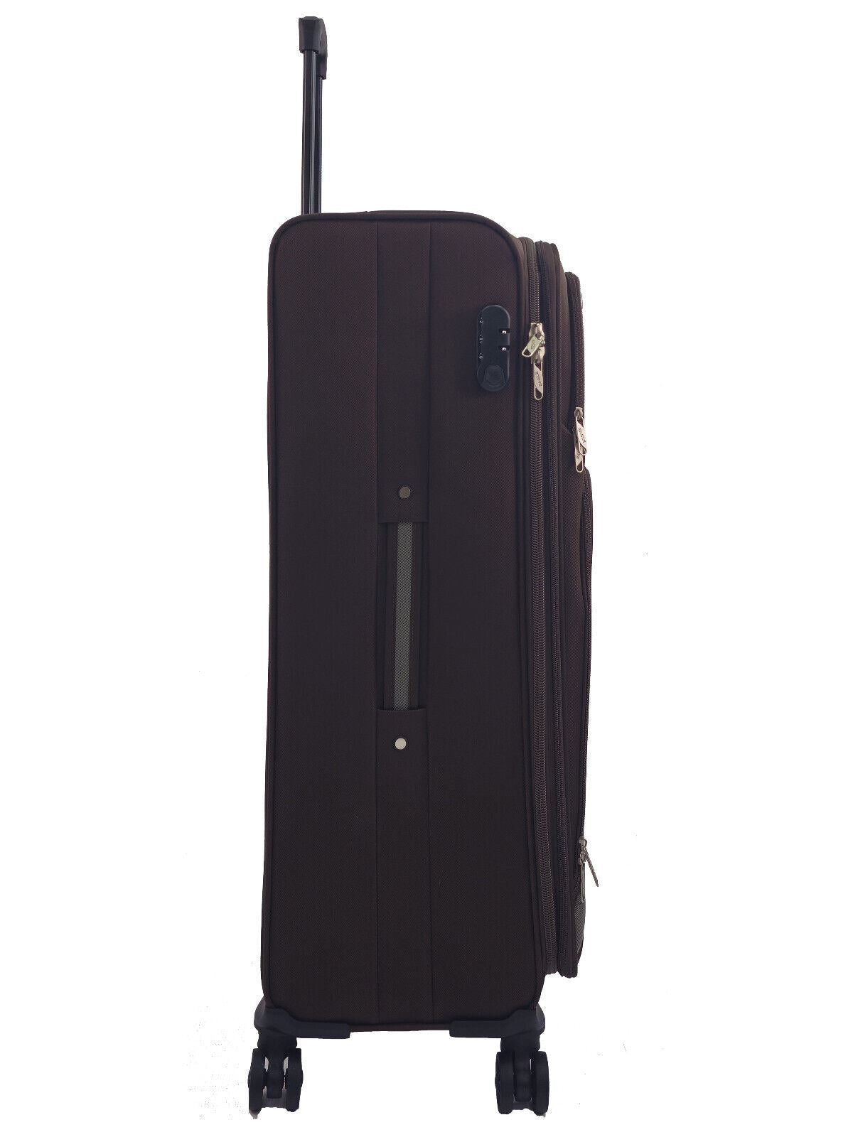 Ashland Large Soft Shell Suitcase in Brown