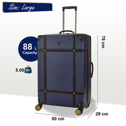 Alexandria Large Hard Shell Suitcase in Navy