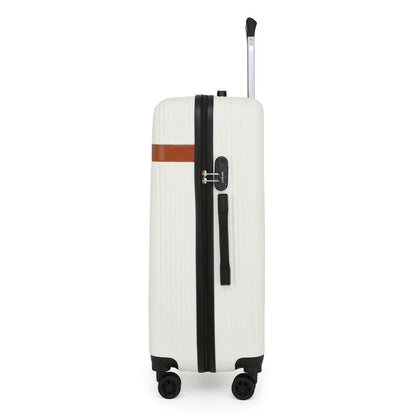 Calgary Large Hard Shell Suitcase in Cream