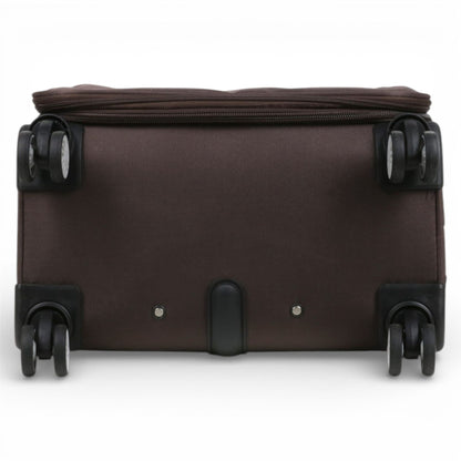 Carrollton Medium Soft Shell Suitcase in Brown