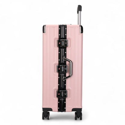 Airdrie Large Hard Shell Suitcase in Pink
