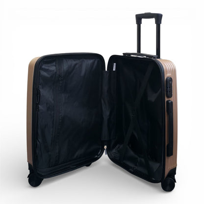 Junee Set of 3 Hard Shell Suitcase in Gold