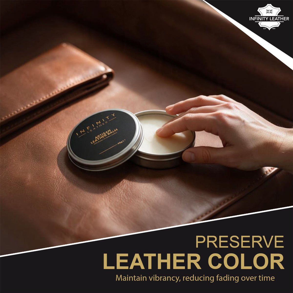 Nourishing Leather Conditioner for Shoes &amp; Bags, 2 Pack Leather Balm