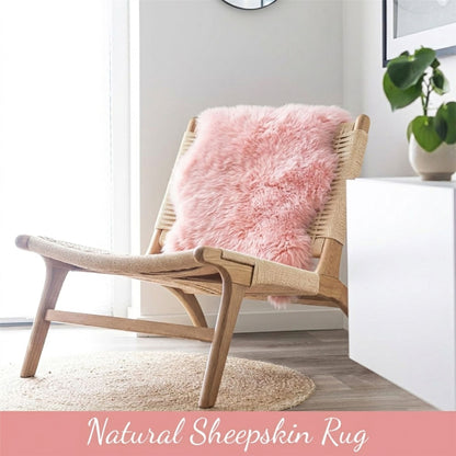 Genuine Sheepskin Double Natural Fluffy Silky Soft Real Wool Rug