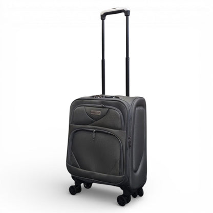 Nagoya Underseat Soft Shell Suitcase in Grey
