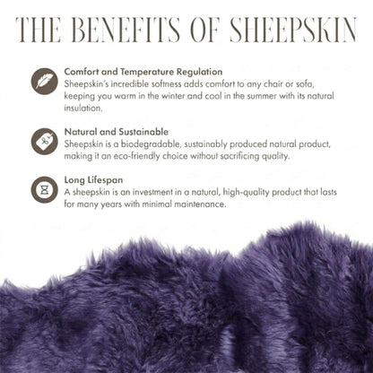 Genuine Sheepskin Double Natural Fluffy Silky Soft Real Wool Rug