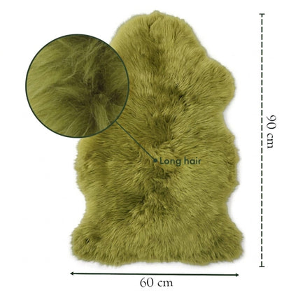 Genuine Sheepskin Natural Silky Soft Fluffy Real Wool Rug