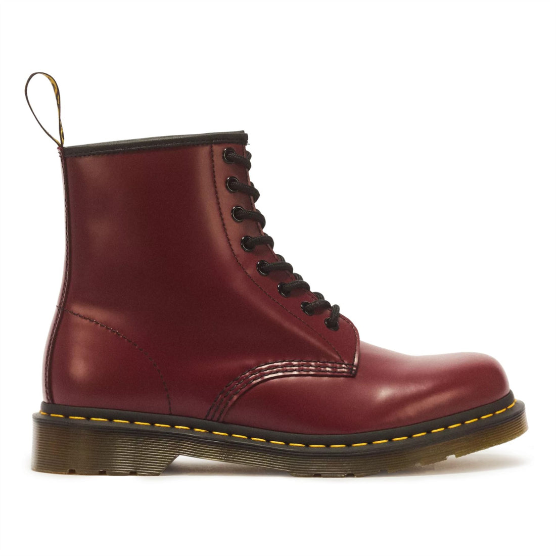 Dr Martens 1460 Cherry Red Leather 8-Eye Combat Boots - 11822600