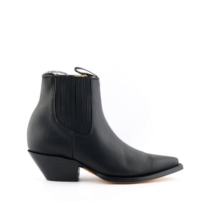 Grinders Unisex Black Western Chelsea Boots- Mustang