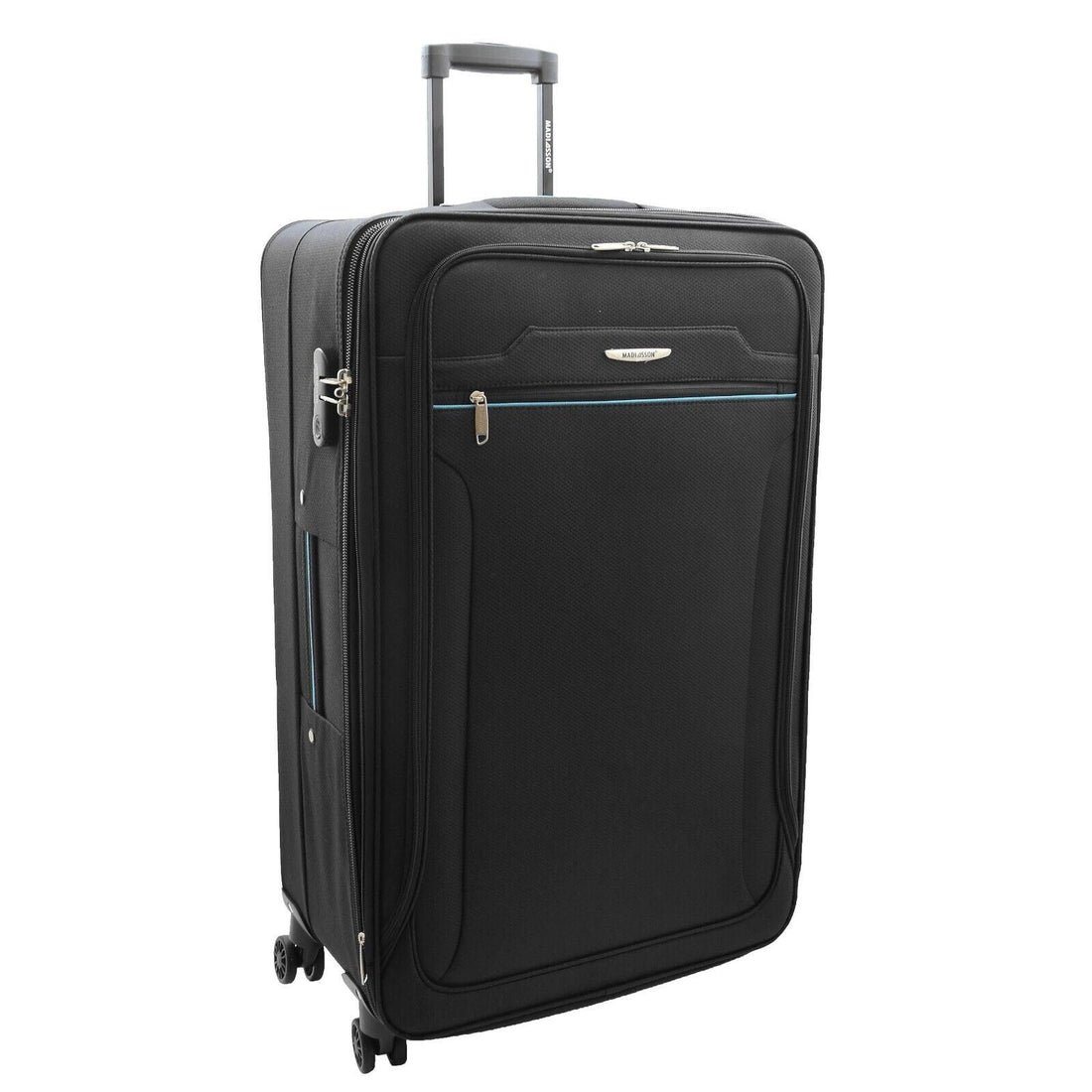 Calera Large Soft Shell Suitcase in Black
