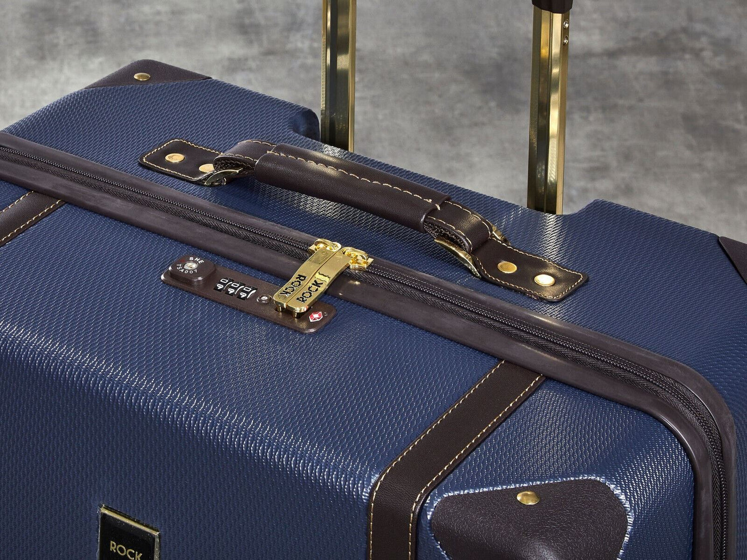 Alexandria Large Hard Shell Suitcase in Navy