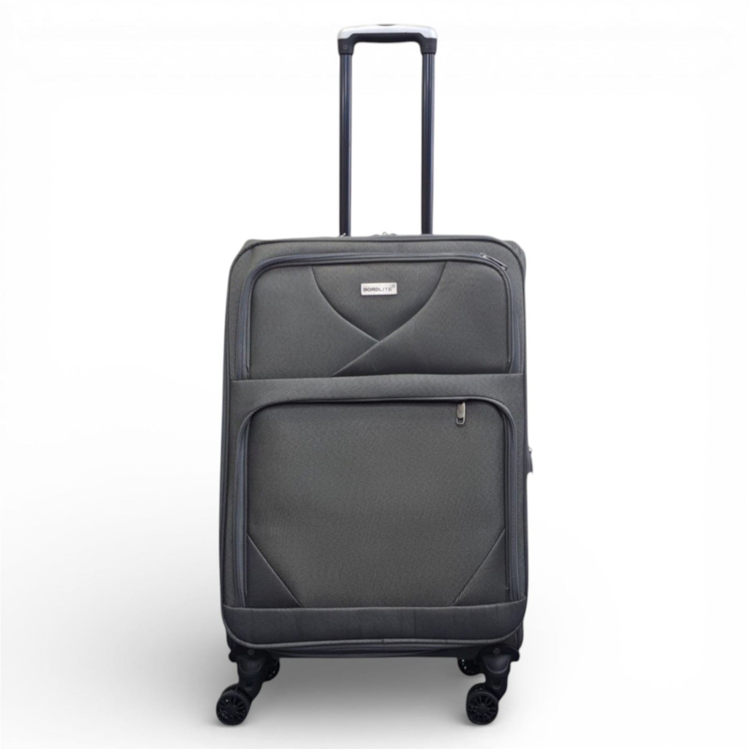 Nagoya Medium Soft Shell Suitcase in Grey