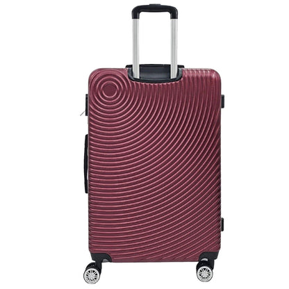 Brookside Extra Large Hard Shell Suitcase in Burgundy
