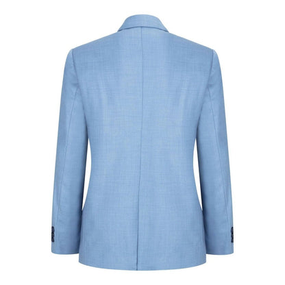 Boys 3 Piece Light Blue Classic Retro Suit