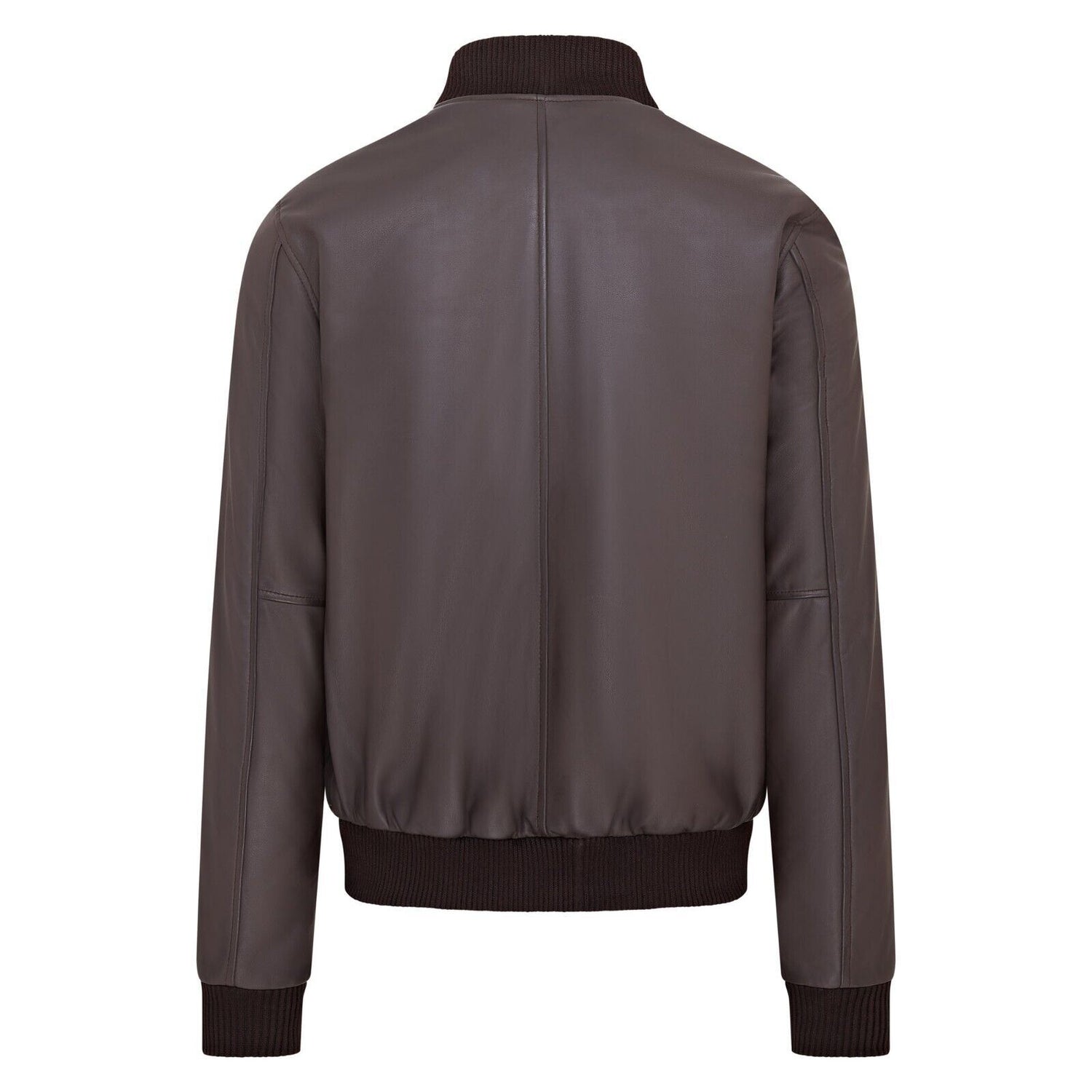 Mens Soft Leather MA-1 Varsity Bomber Jacket  - Uppingham