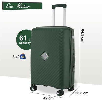 Courtenay Medium Hard Shell Suitcase in Green