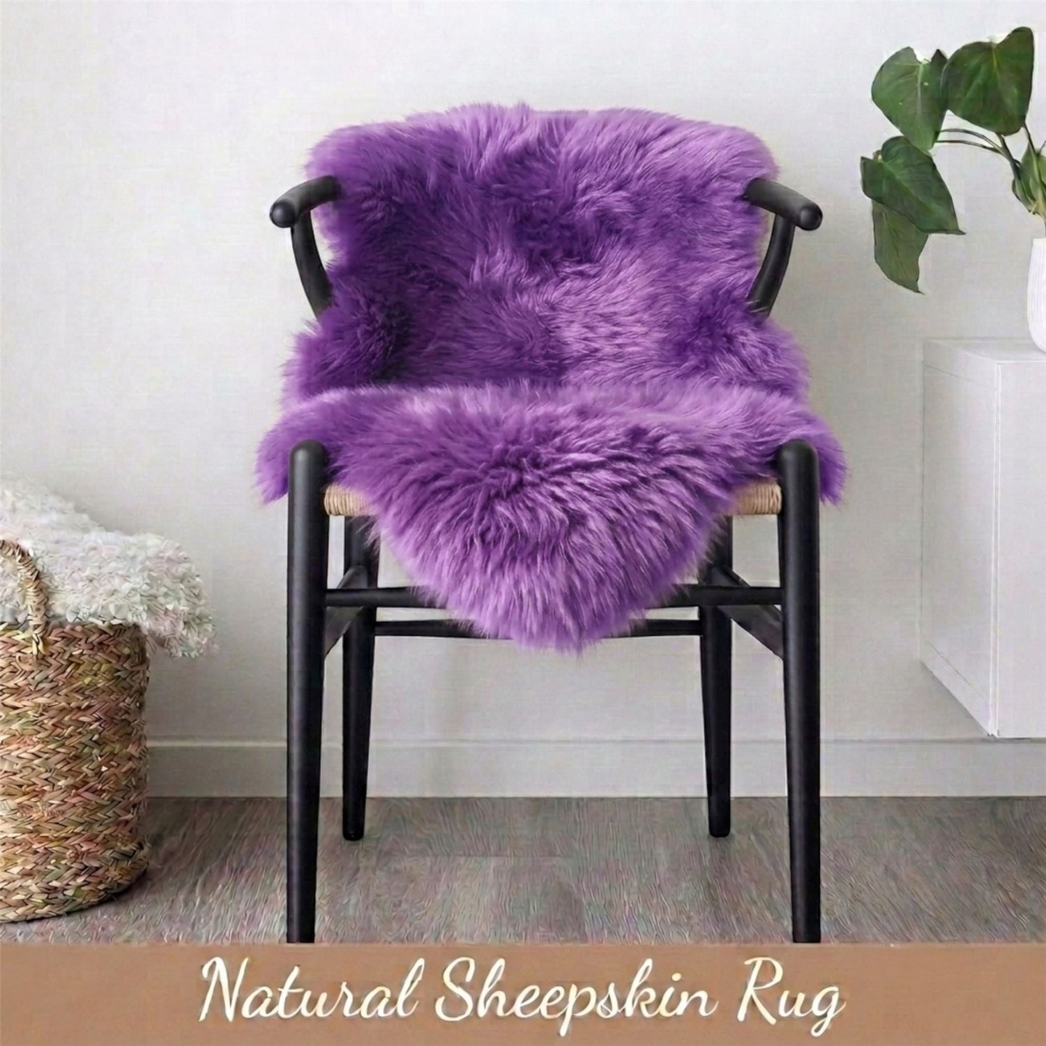 Genuine Sheepskin Natural Silky Soft Fluffy Real Wool Rug