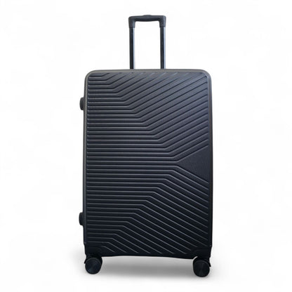 Junee Large Hard Shell Suitcase in Black