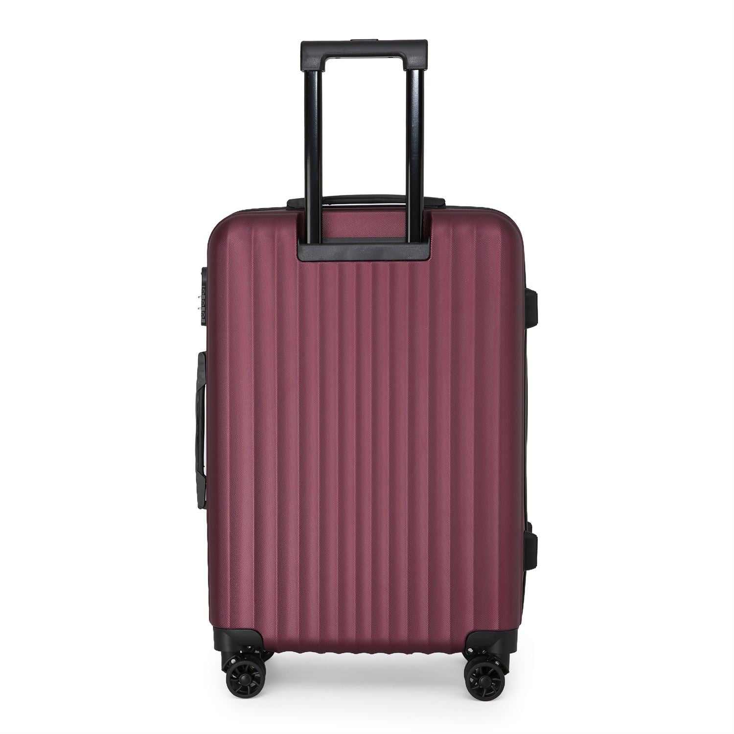 Edmonton Medium Hard Shell Suitcase in Burgundy