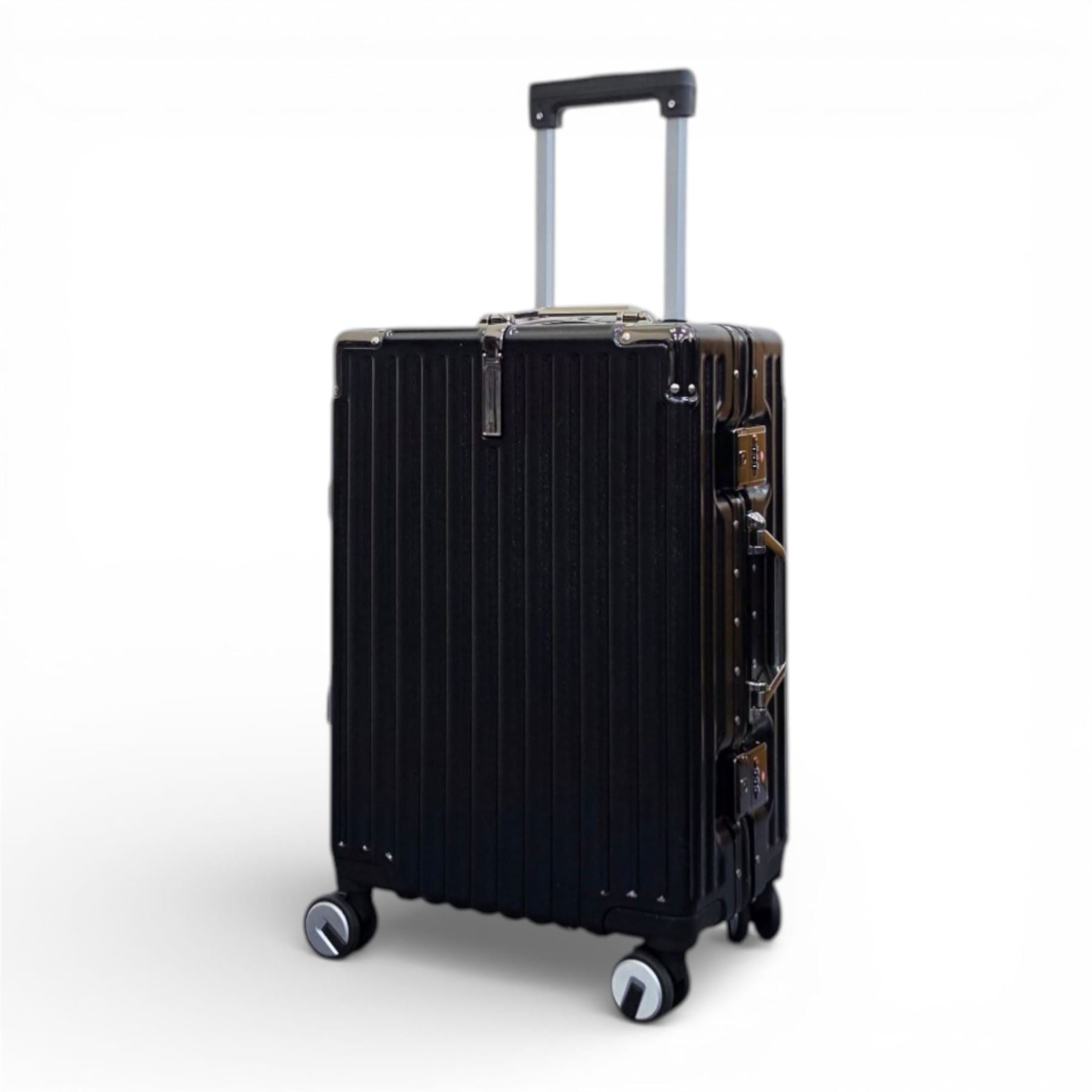 Airdrie Cabin Hard Shell Suitcase in Black